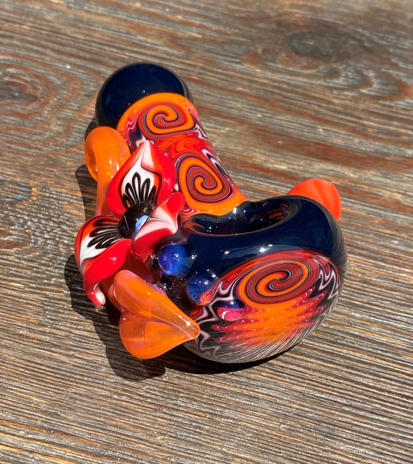 Blossom Glass Spoon Pipe #4